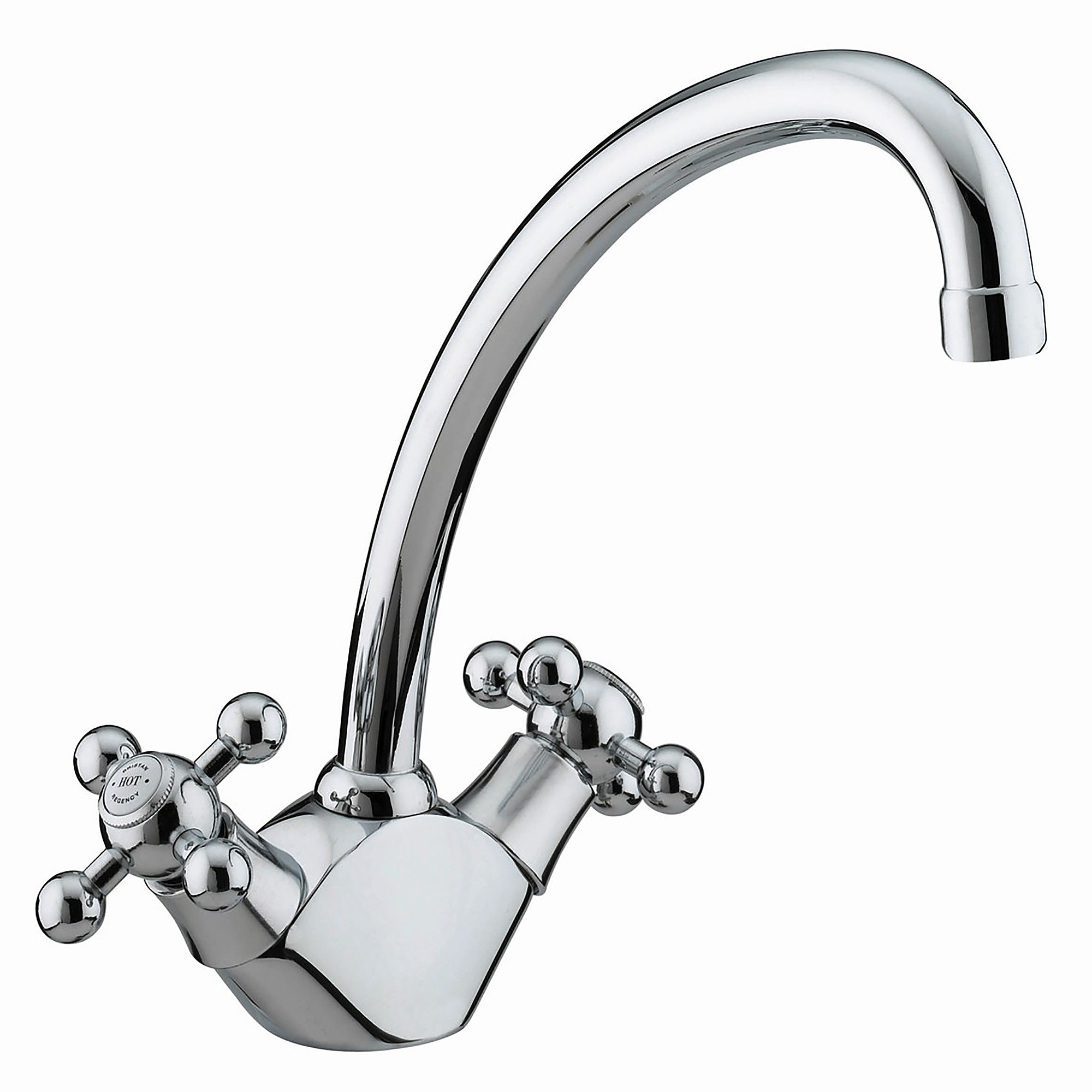 Bristan Regency Easyfit Monobloc Kitchen Sink Mixer Tap Chrome - RG SNK EF C