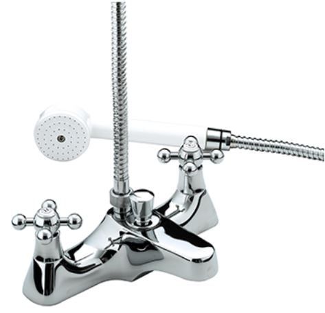 Bristan Regency Chrome Bath Shower Mixer Tap - Chrome - R DBSM C