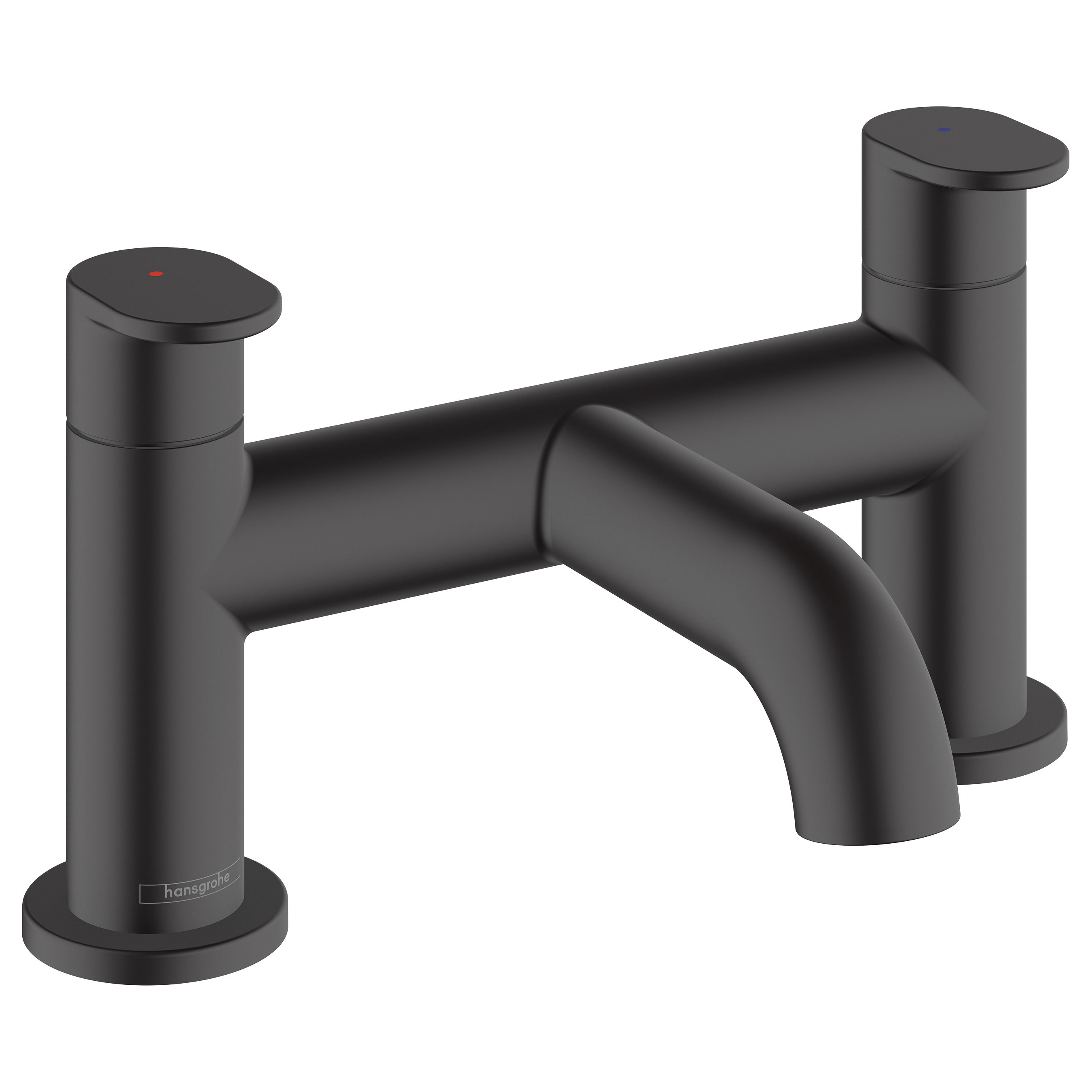 Hansgrohe Vernis Blend Bath Mixer Tap Matt Black - 71442670