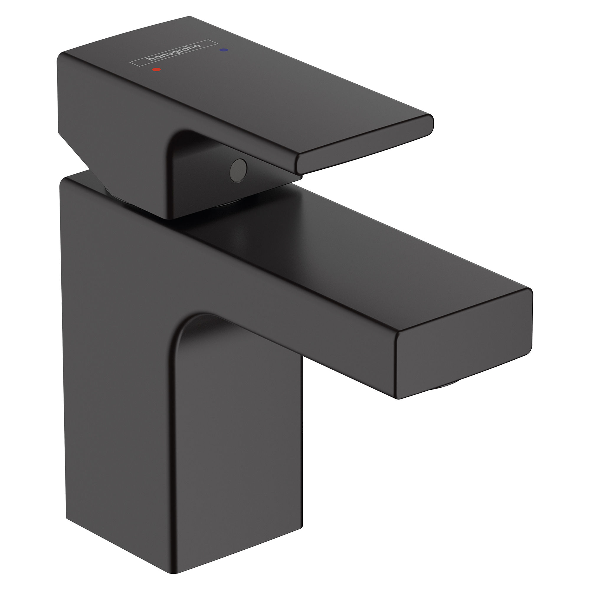 Hansgrohe Vernis Shape 70 Mono Basin Mixer Tap with Pop-Up Waste Set Matt Black - 71560670