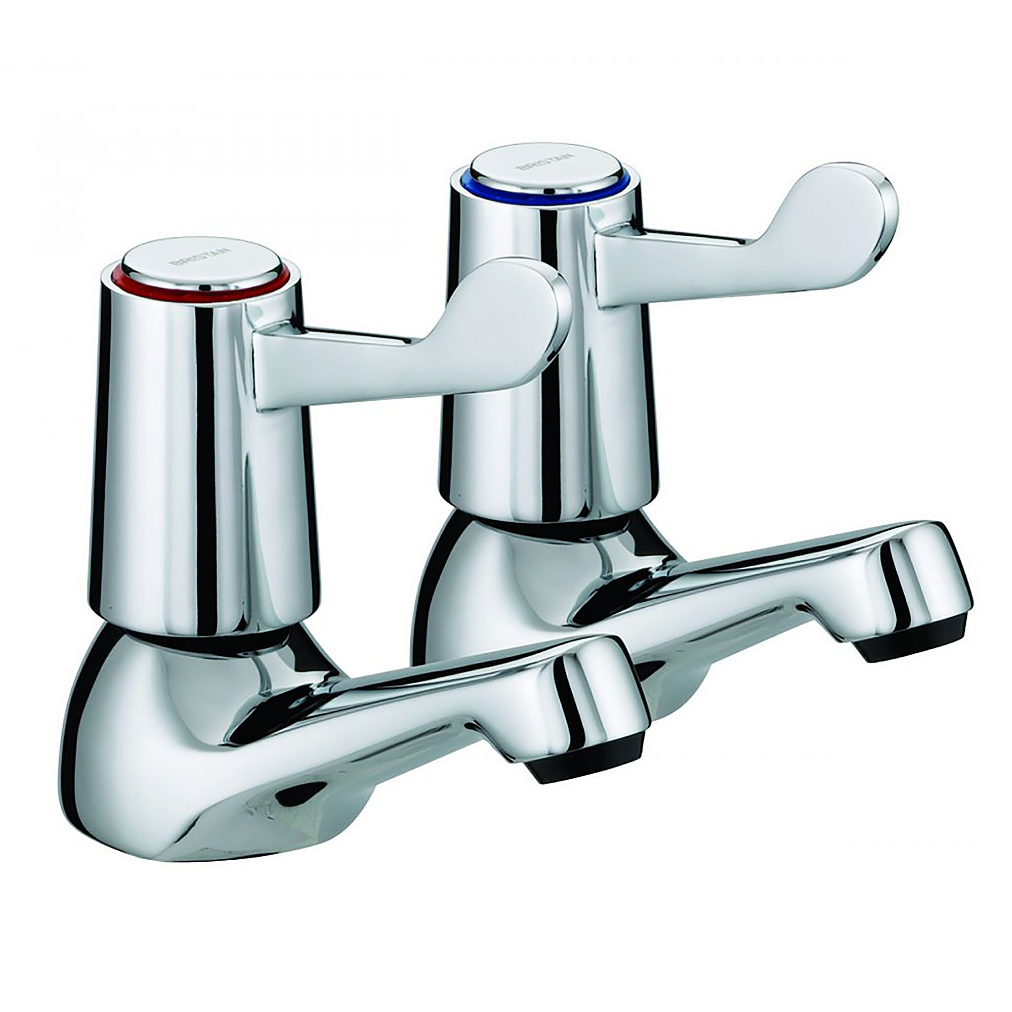 Bristan Lever Bathroom Basin Taps (Pair) Chrome - VAL 1/2 C CD
