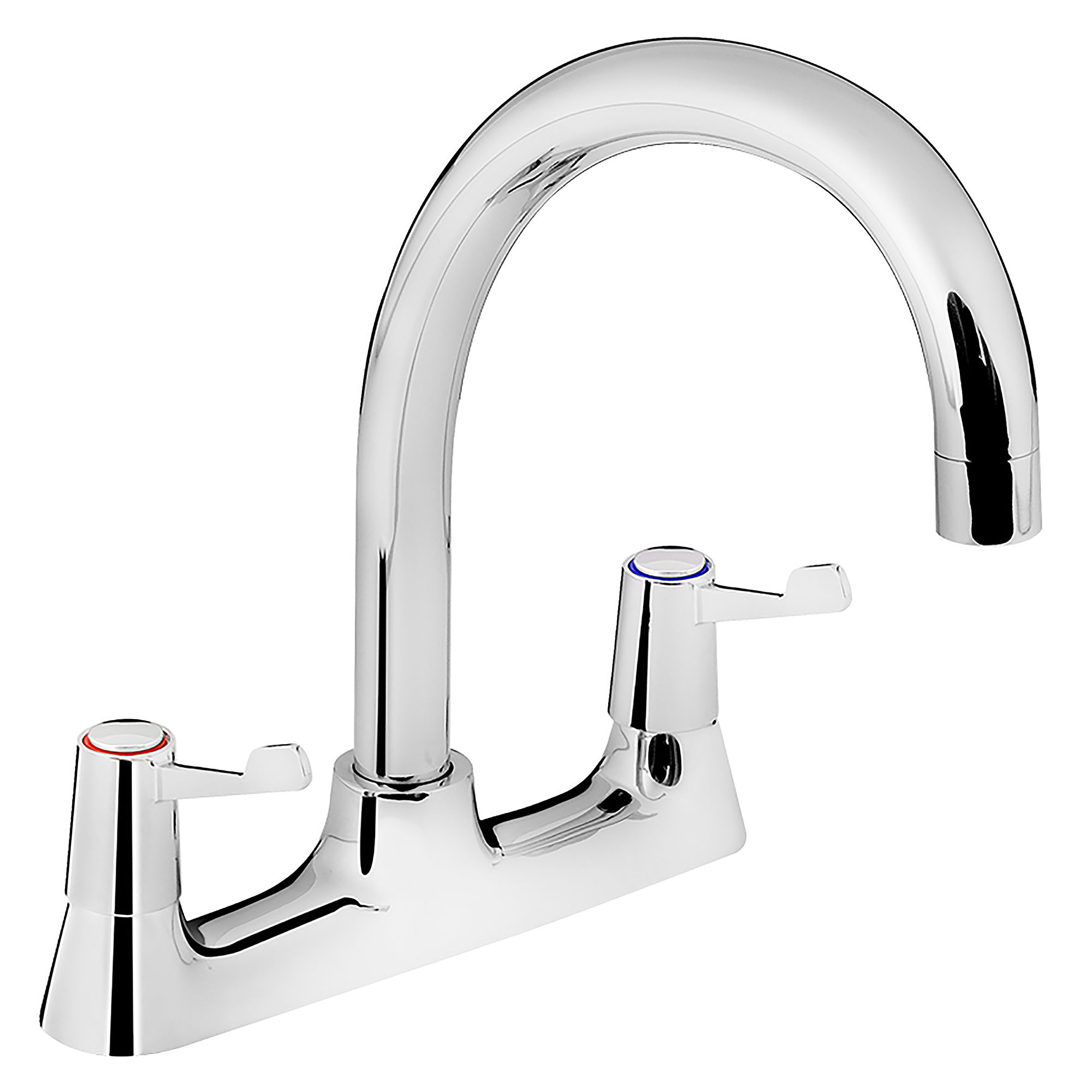 Bristan Lever Bridge Deck Kitchen Sink Mixer Tap Chrome - VAL2 DSM C CD
