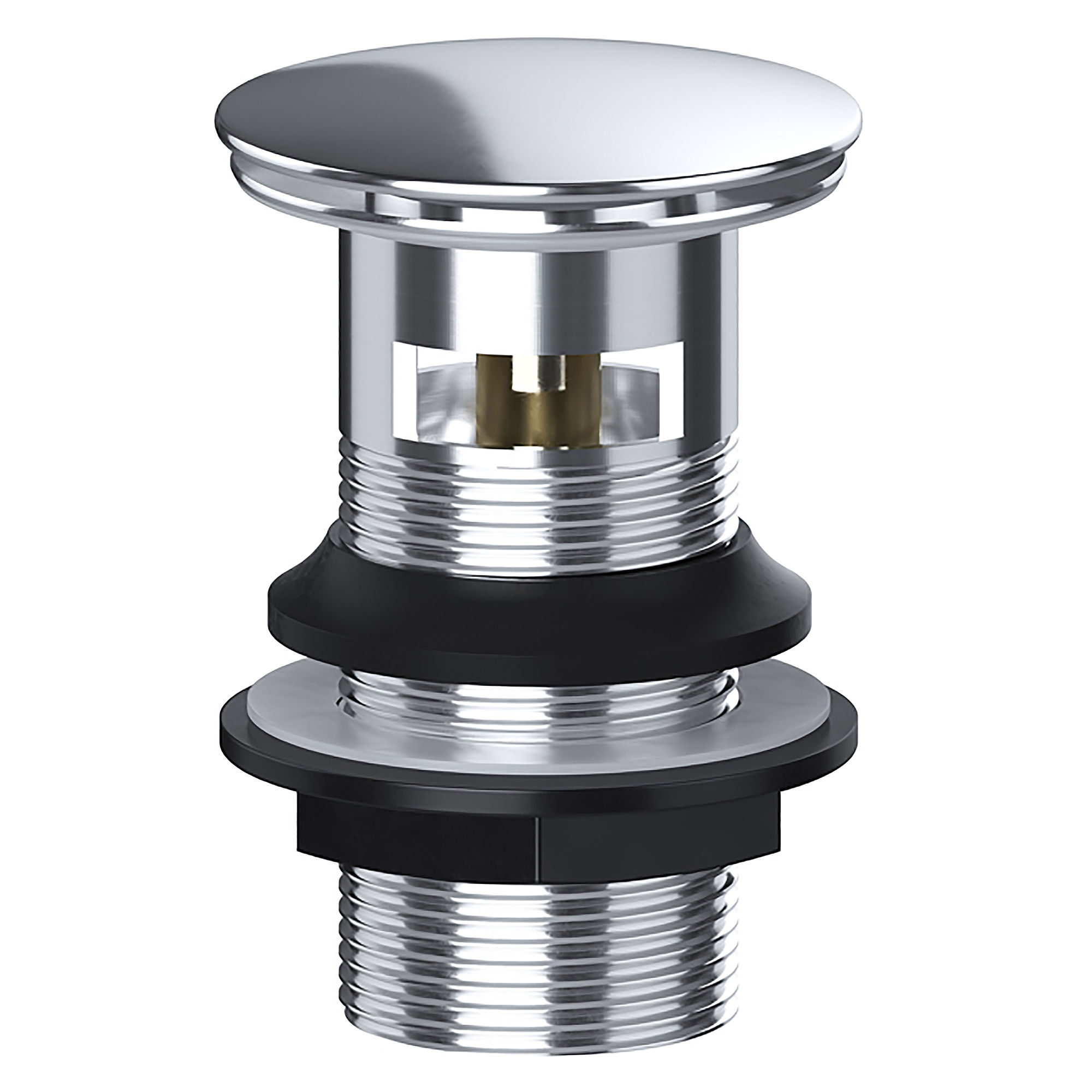 Viva Round Clicker Slotted Basin Waste - BW001