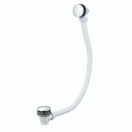 Mushroom Clicker Bath Waste Filler and Overflow Chrome - 202490-MDL