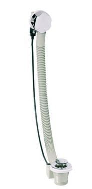 Extended Deluxe Bath Pop-Up Waste and Overflow 1050mm Cable 1 1/2" - 200878
