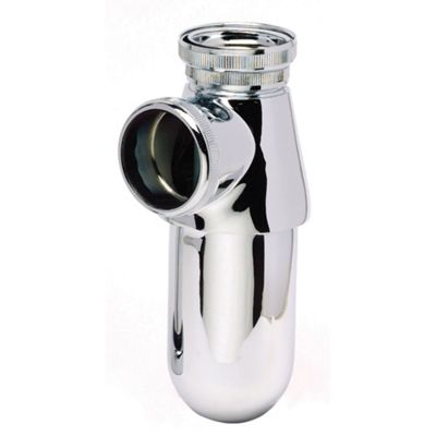 Chrome Metal Bottle Trap Outlet 1 1/4" 35mm - 201082
