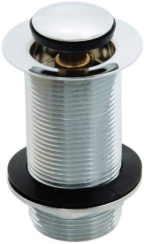 Solid Clicker Basin Waste Chrome 1 1/4" - 201773