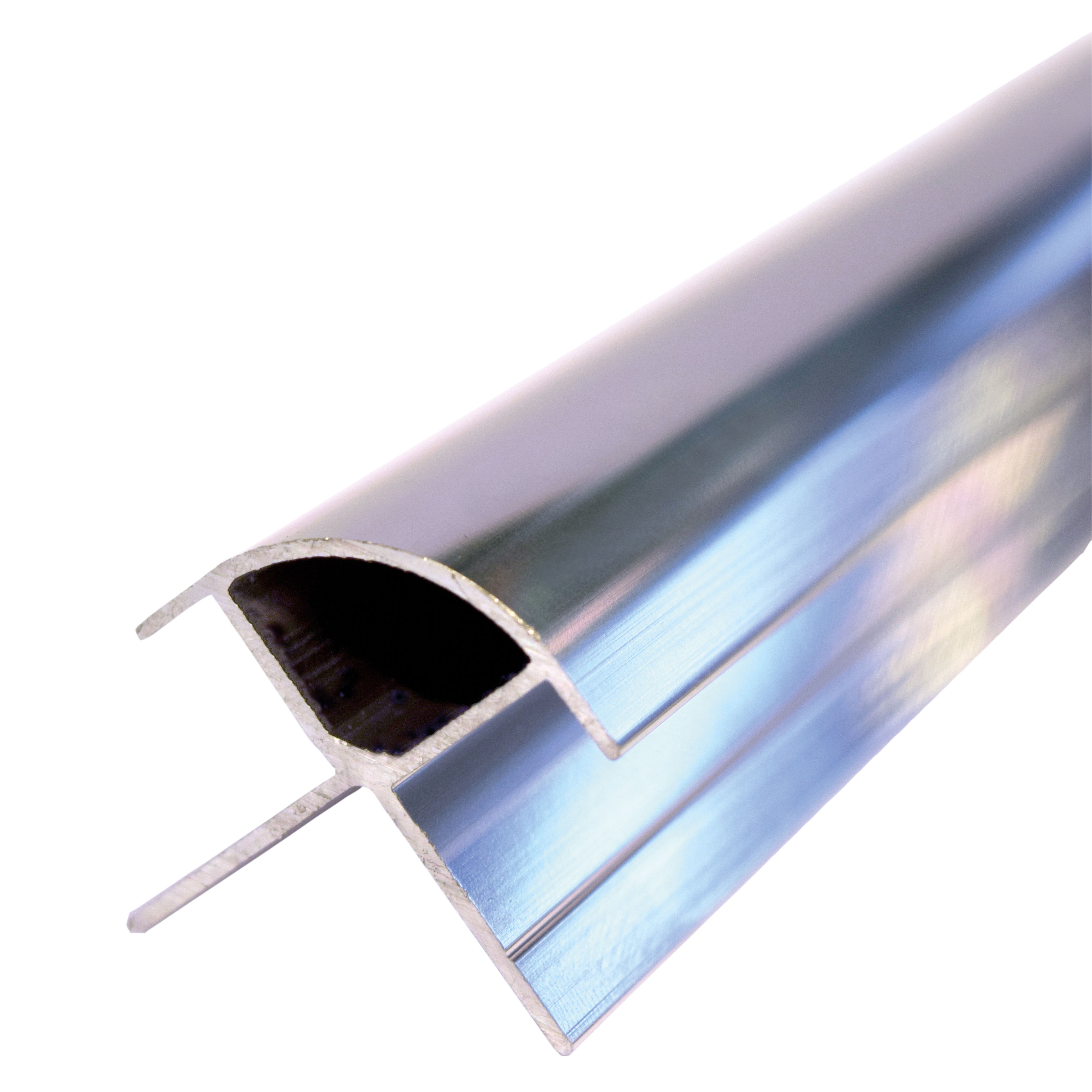 Multipanel Wall Panel Profile External Corner Type B Bright Polished 11.5mm x 2450mm - MPEABP
