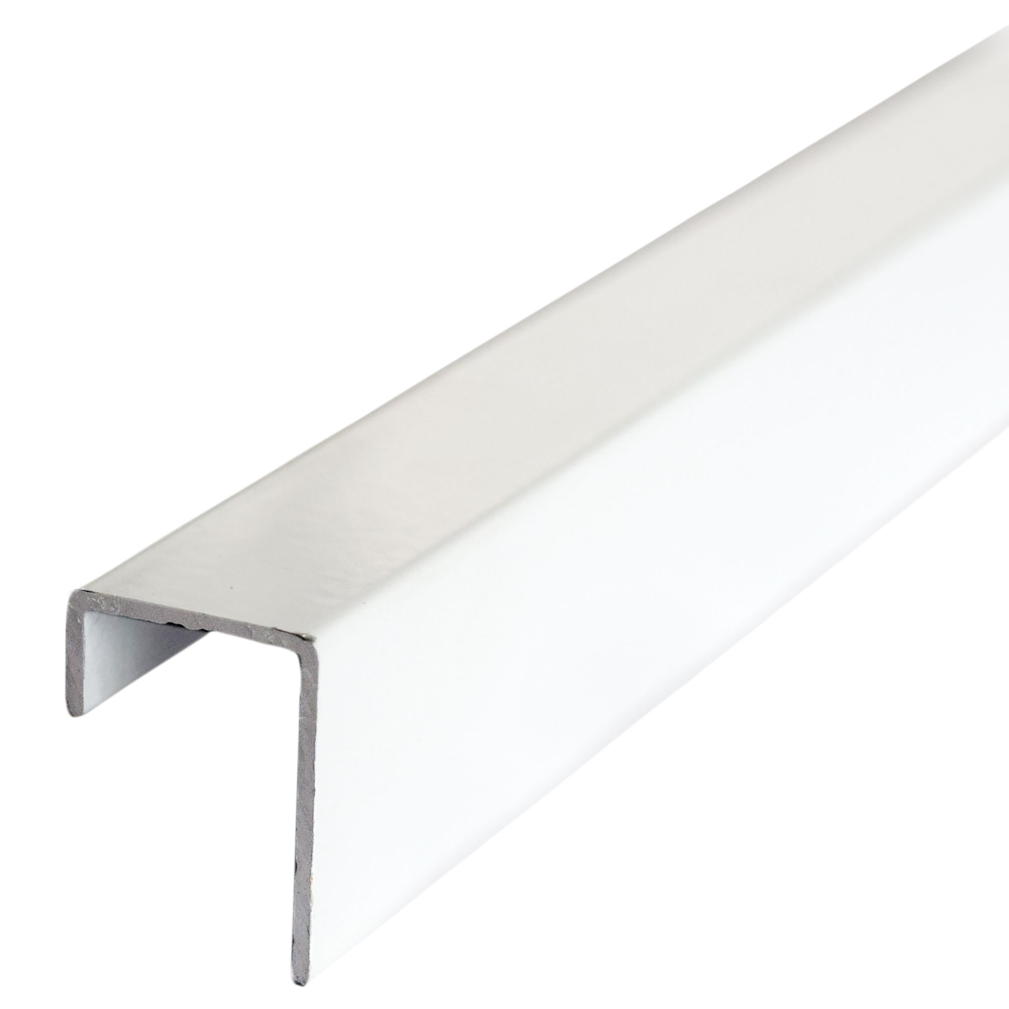 Multipanel Wall Panel Profile End Cap Type C White 11.5mm x 2450mm - MPECWH