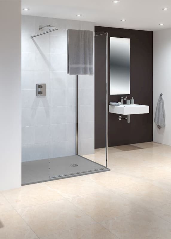 Lakes Marseilles Walk In Shower Panel 850mm x 200mm - LK815085S