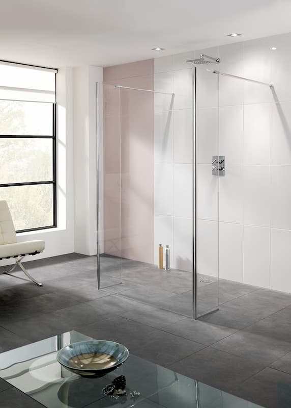Lakes Riviera Walk In Shower Panel 1400mm x 2000mm - LK811140S