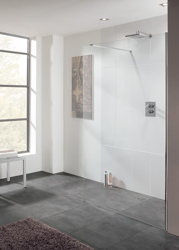 Lakes Cannes Walk In Shower Panel 10mm Glass 1000mm x 2000mm - LK1010100S
