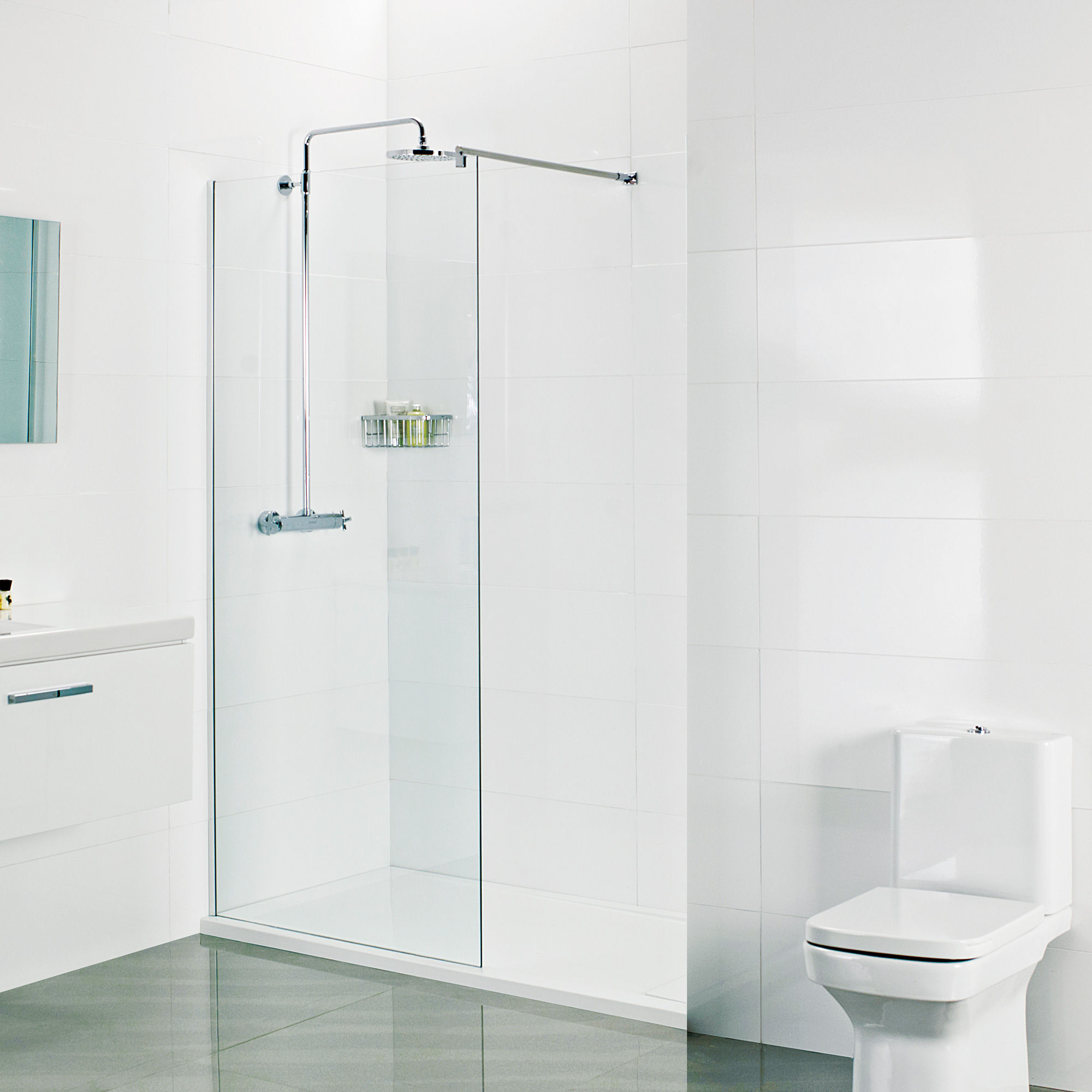 Roman 900 Corner Wet Room Panel 10mm - V10SP913S