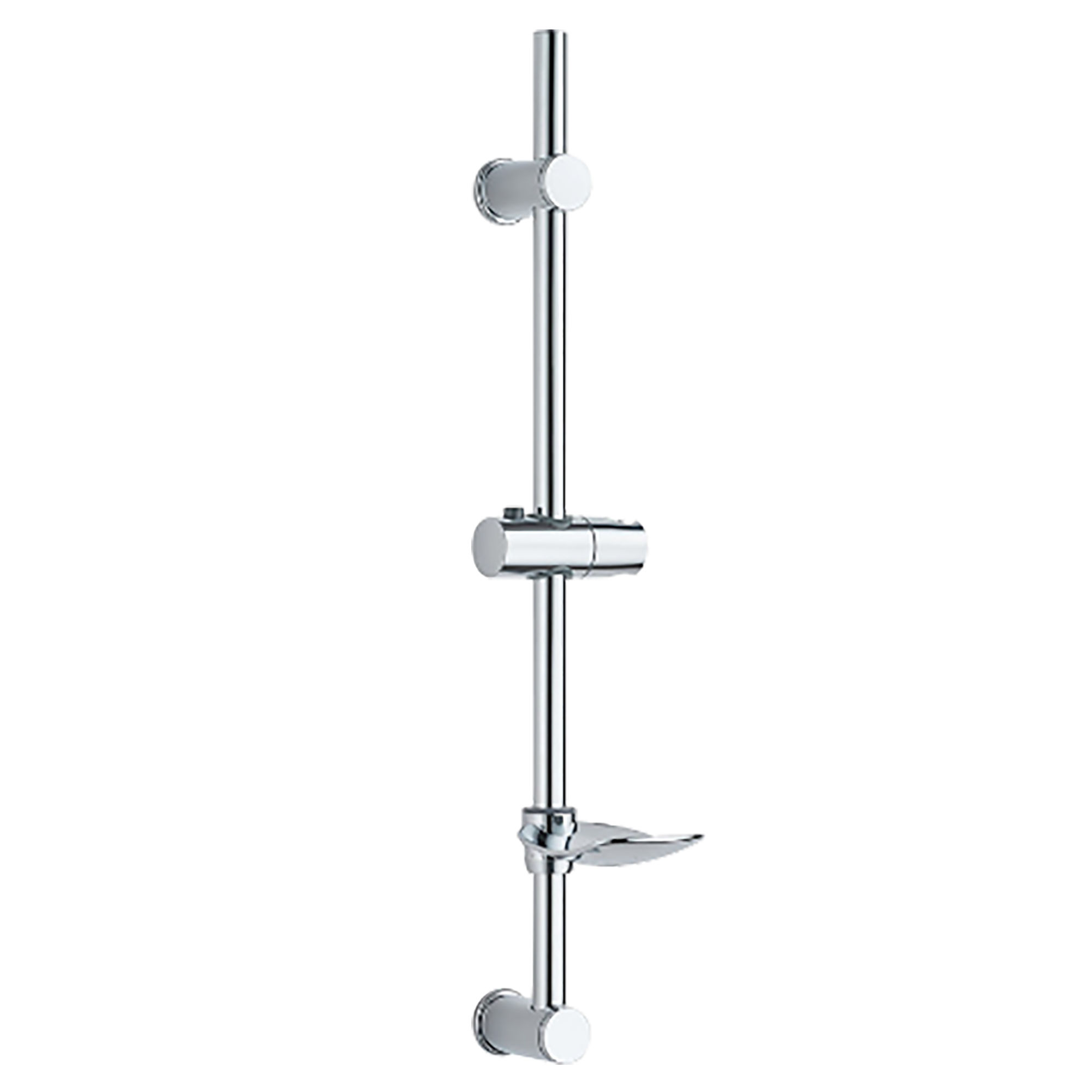 Inventive Creations Adjustable Slide Shower Rail Chrome - SLDRL