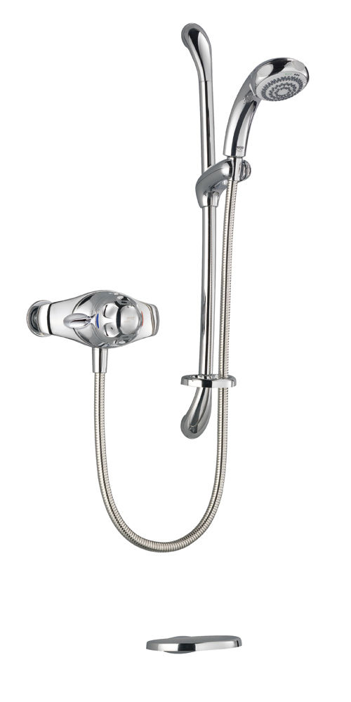 Mira Excel-EV Surface Mounted Thermostatic Shower and Kit All Chrome - 1.1518.300
