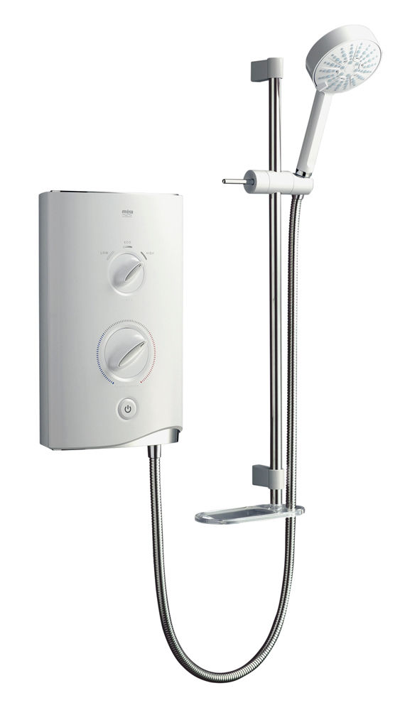 Mira Sport Electric Shower White and Chrome 9kW