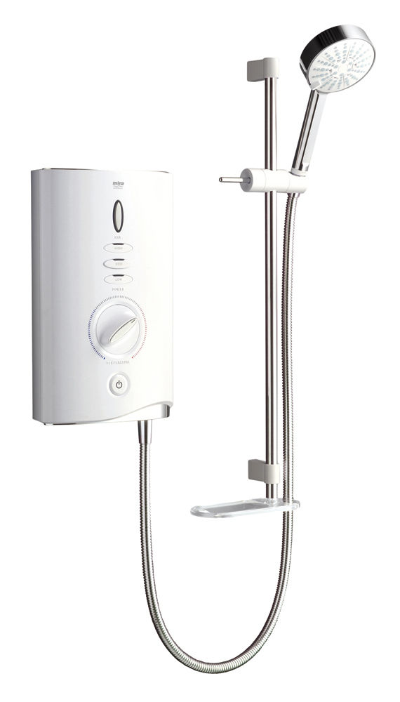 Mira Sport Max White and Chrome 10.8kW