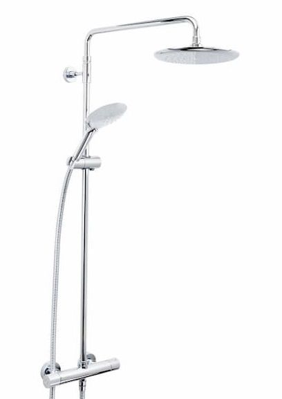 Bristan Carre Bar Shower Mixer with Adjustable Rigid Riser Multi Function Handset - CRSHXDIVFFC