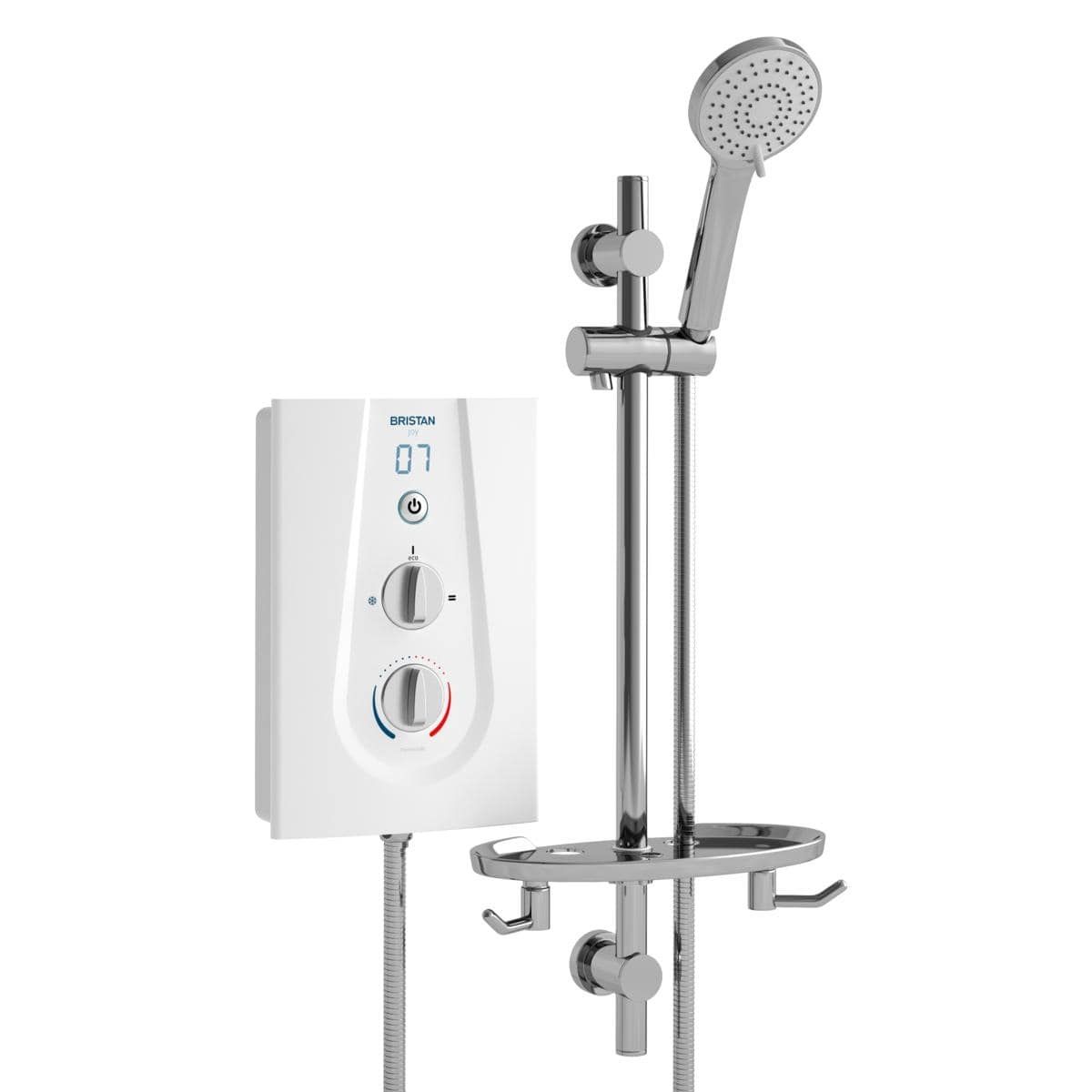 Bristan Joy Thermostatic Electric Shower White 9.5kW