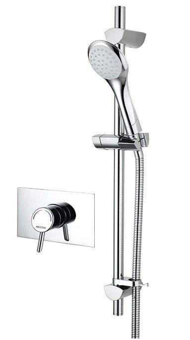 Bristan Acute Thermostatic Recessed Shower Valve with Adjustable Riser Chrome - AE SHCAR C
