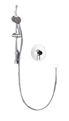 Aqualisa AQ Concealed/Exposed Dual Lever Valve with 3 Function Handset - AQDL1