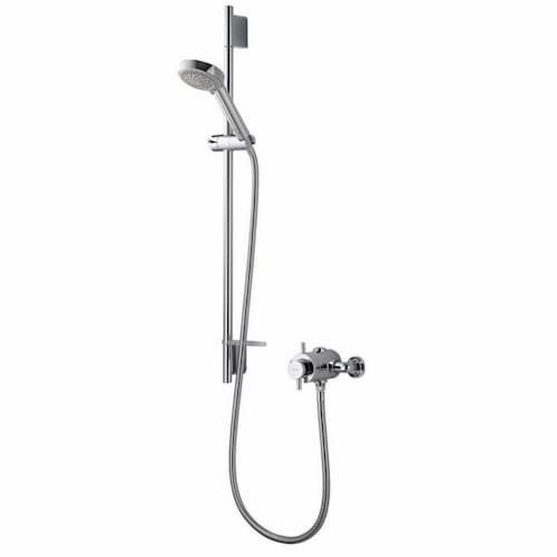 Aqualisa Aspire DL Exposed Mixer Shower with Adjustable Head - ASP001EA