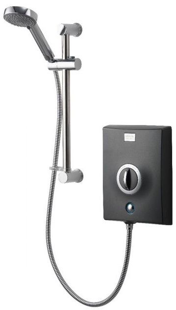 Aqualisa Quartz Electric Shower Graphite and Chrome 8.5kW