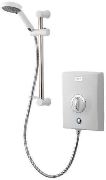 Aqualisa Quartz Electric Shower 9.5kW White and Chrome - QZE9521