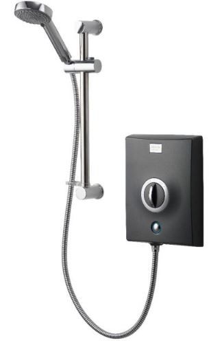 Aqualisa Quartz Electric Shower 10.5kW Graphite and Chrome - QZE10511
