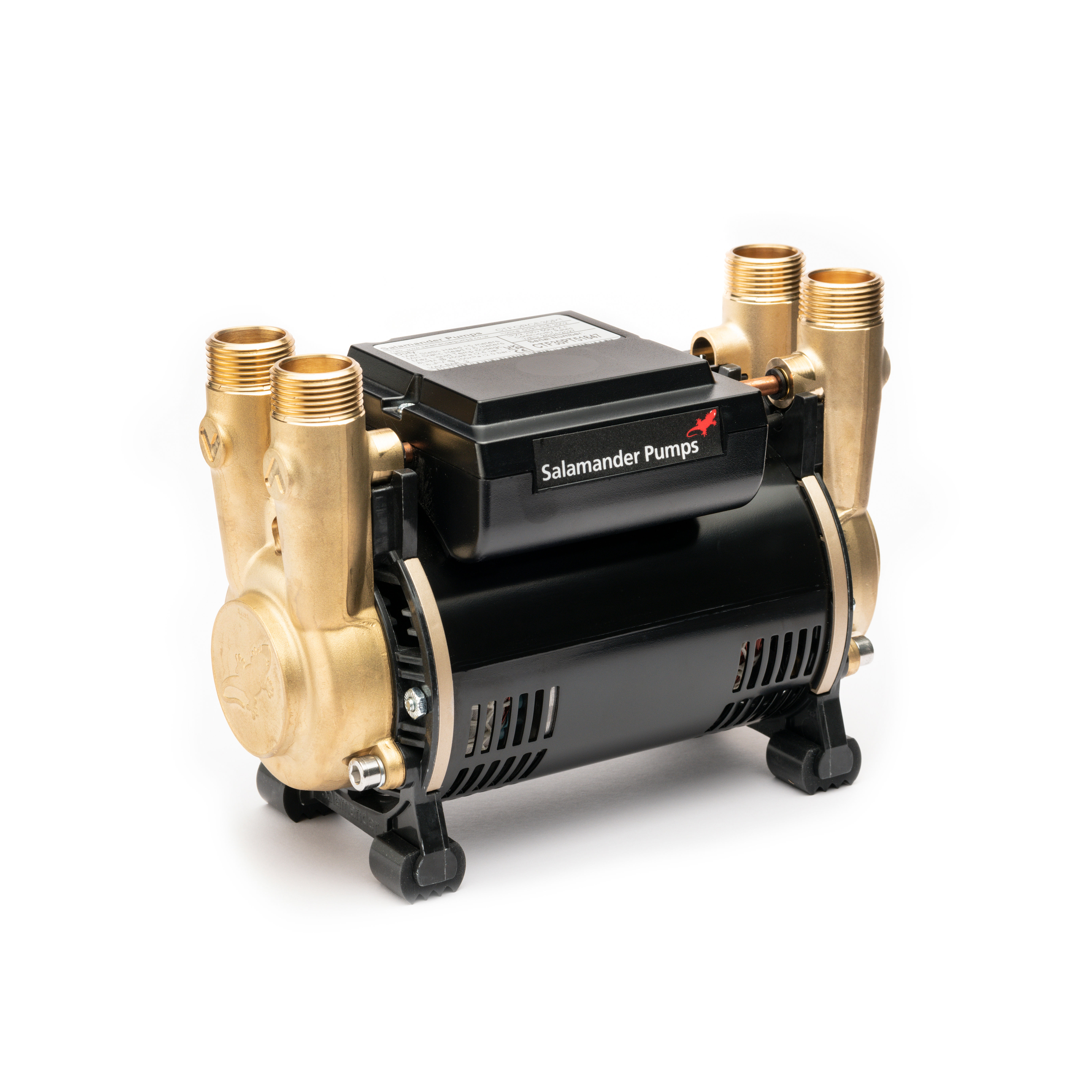 Salamander CT Force 30PT 3.0 Twin Positive Brass Shower and Whole House Pump