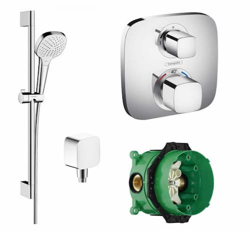 Hansgrohe Croma Select E with Ecostat 1 Way Pack - 88100951