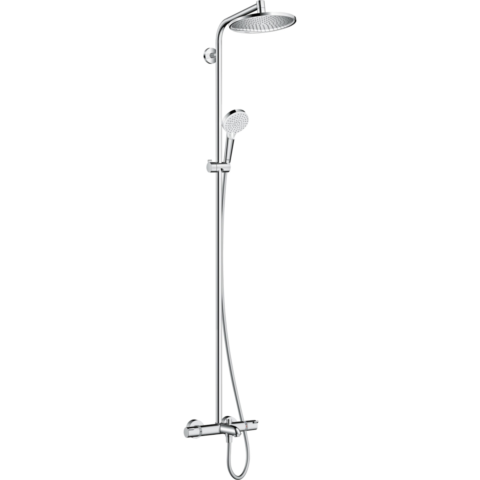 Hansgrohe Crometta Showerpipe S 240 with Bath Filler - 27320000