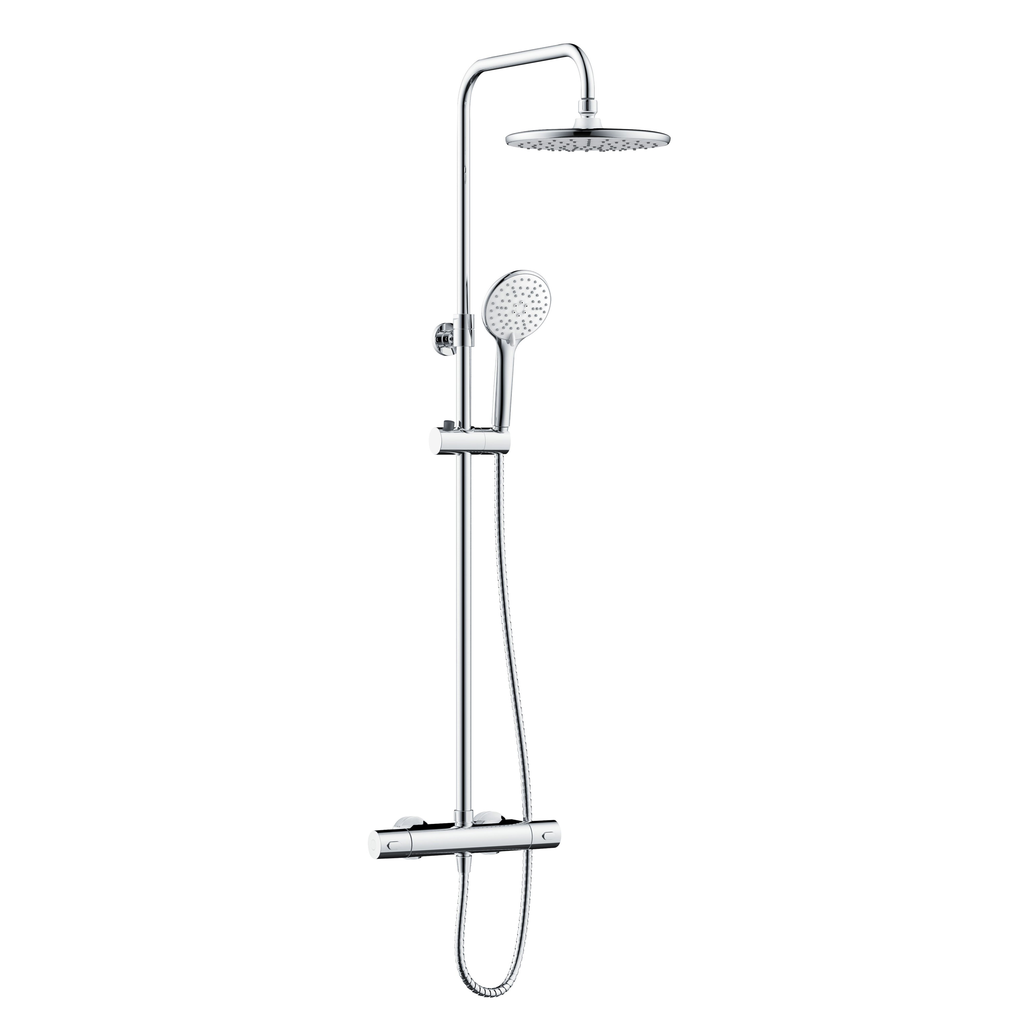 Bristan Buzz2 Shower Bar Mixer with Handset Chrome - BUZ2 SHXDIVCTFF C