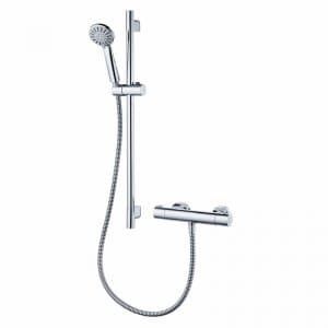 Ideal Standard Ecotherm Thermostatic Shower with Fast Fix Riser Kit - A7256AA