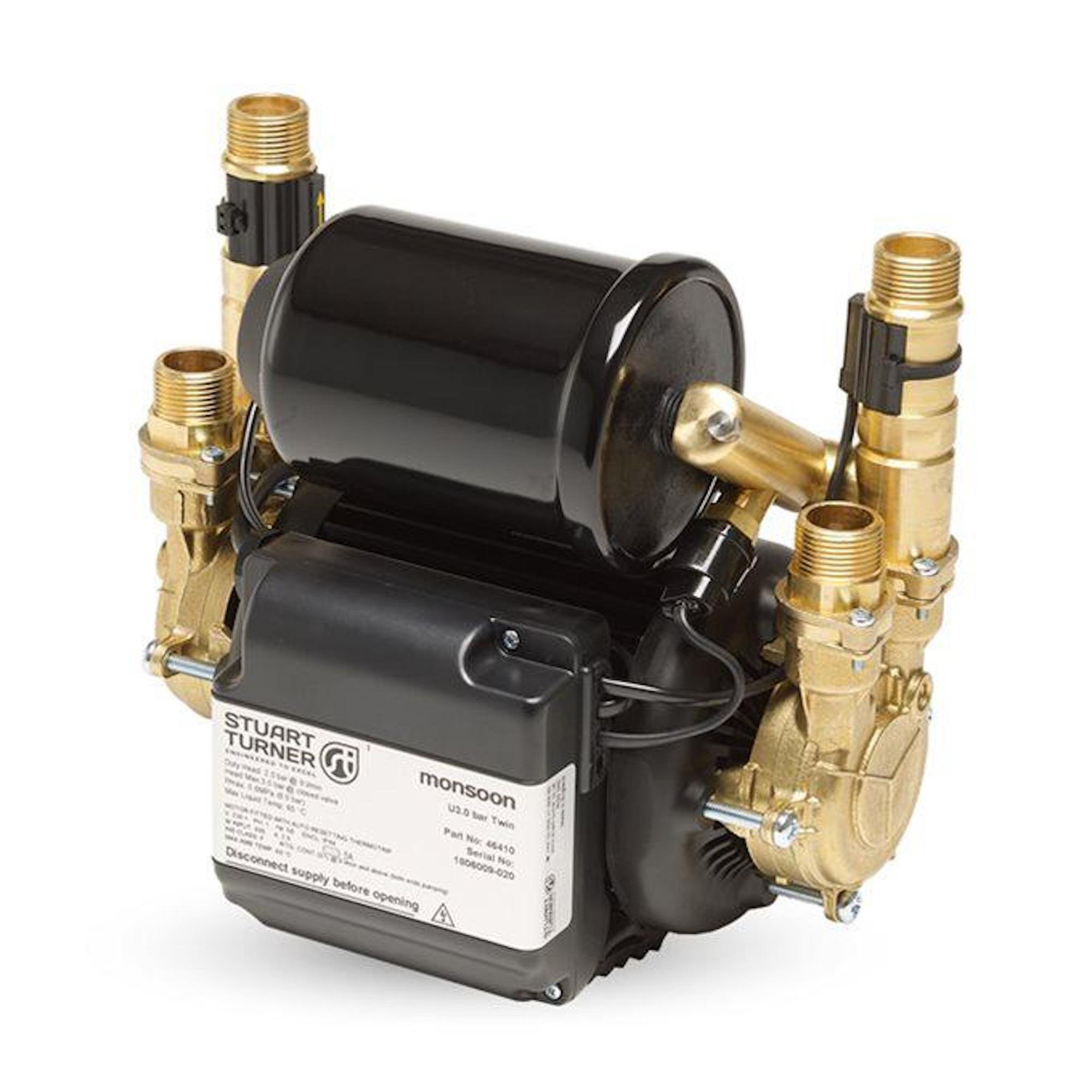 Stuart Turner Monsoon Universal Twin Shower Pump 1.5 Bar