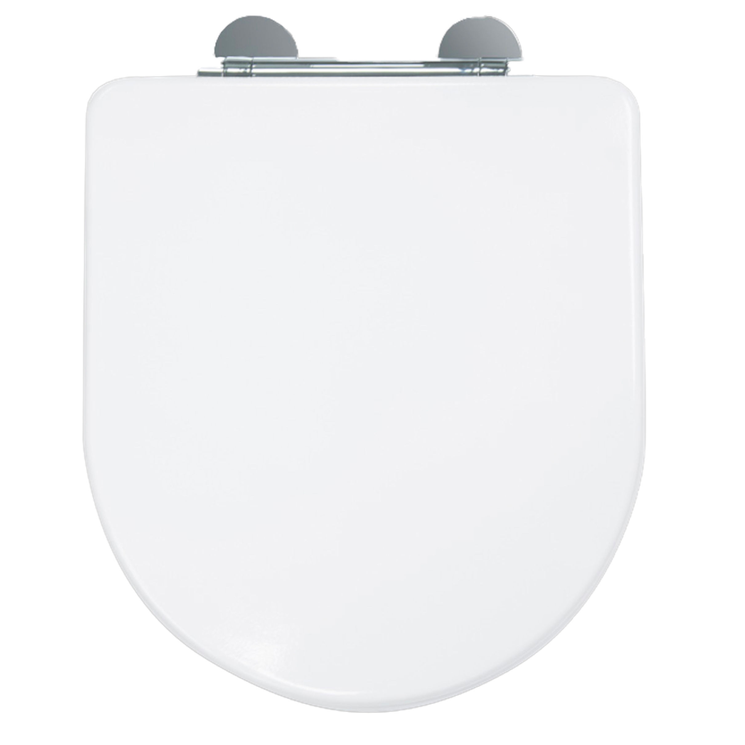 Croydex Eyre Soft Close Toilet Seat with Quick Release D Shape
