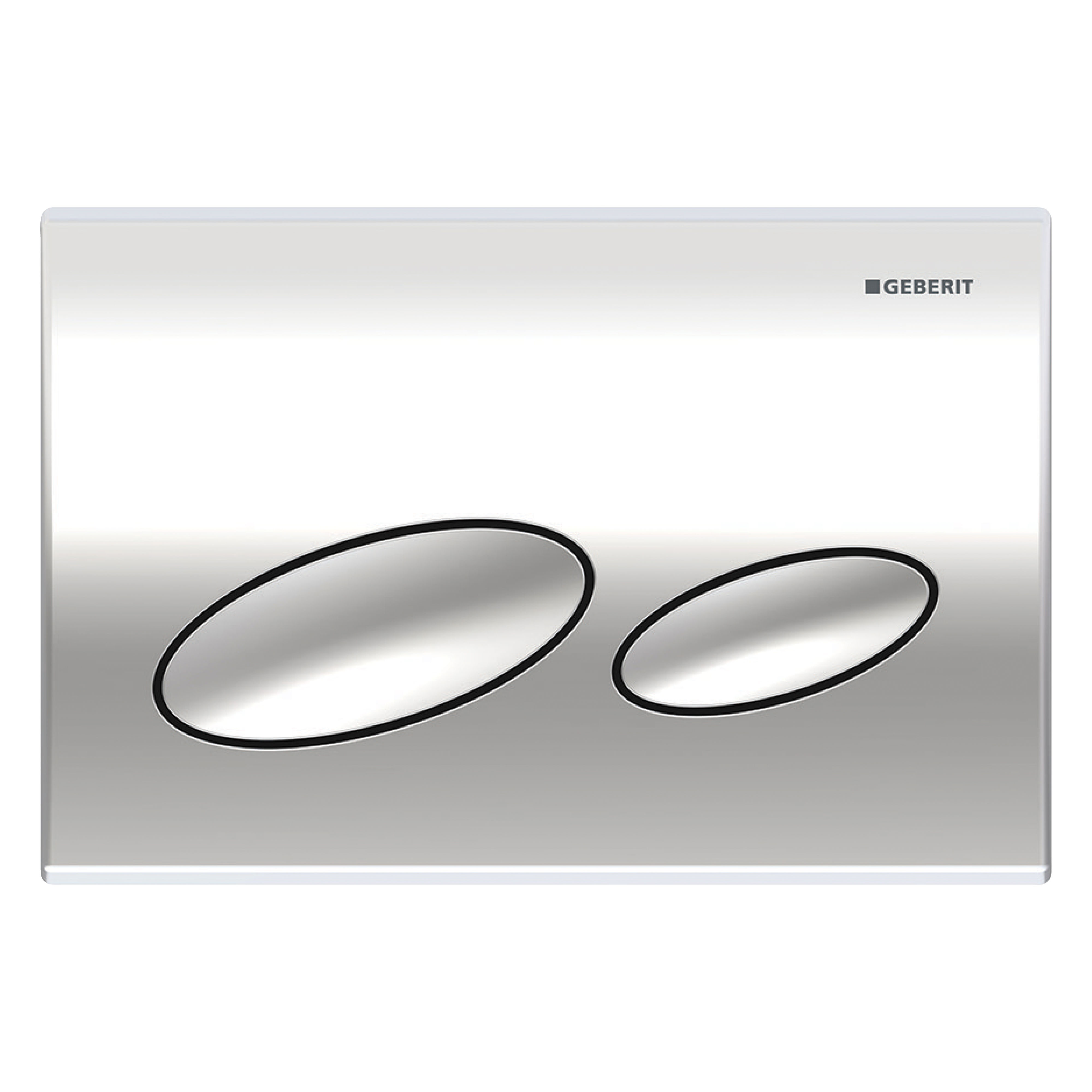 Geberit Kappa20 Dual Flush Plate Gloss Chrome - 115.228.21.1