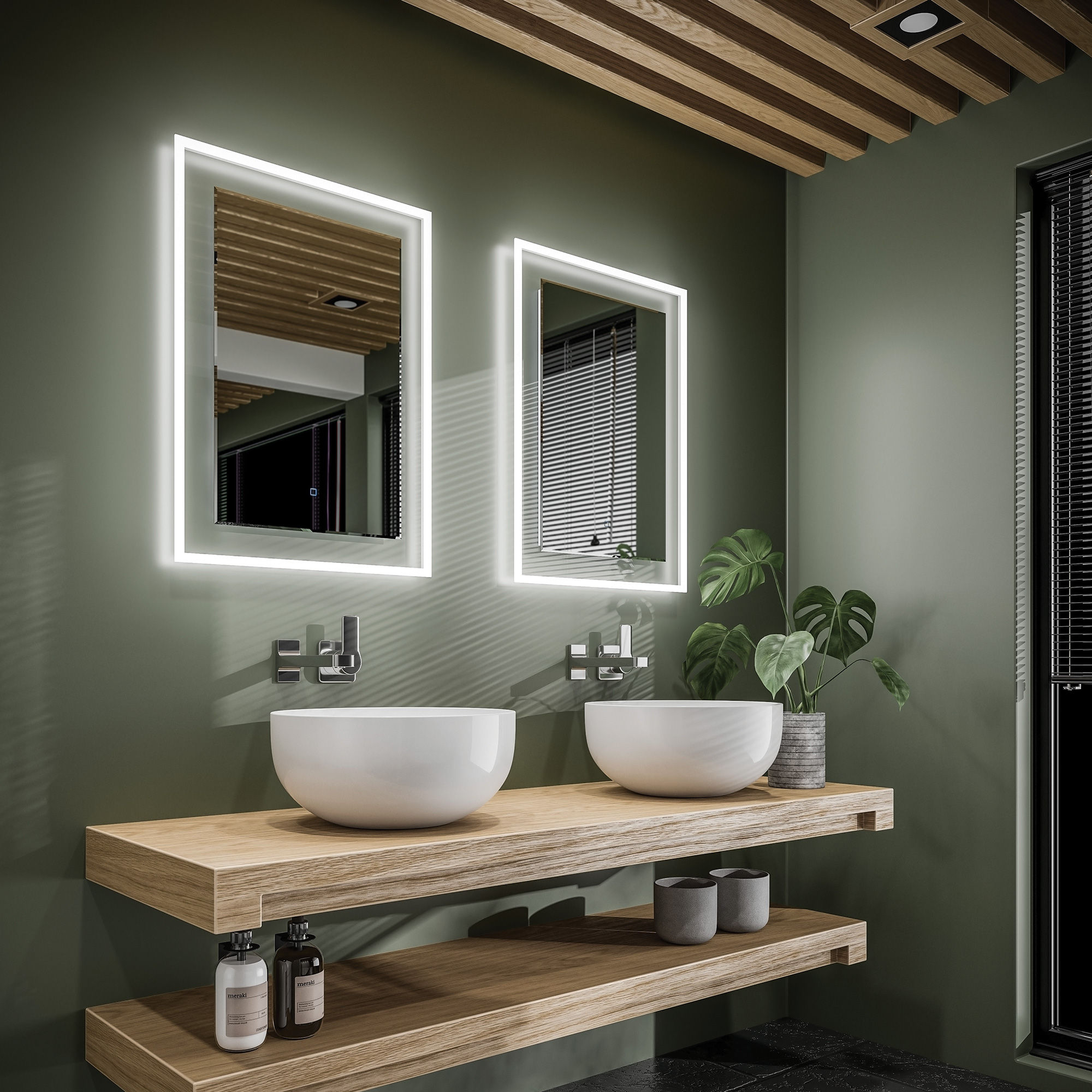 HiB Element 50 LED Bathroom Mirror - 79420000