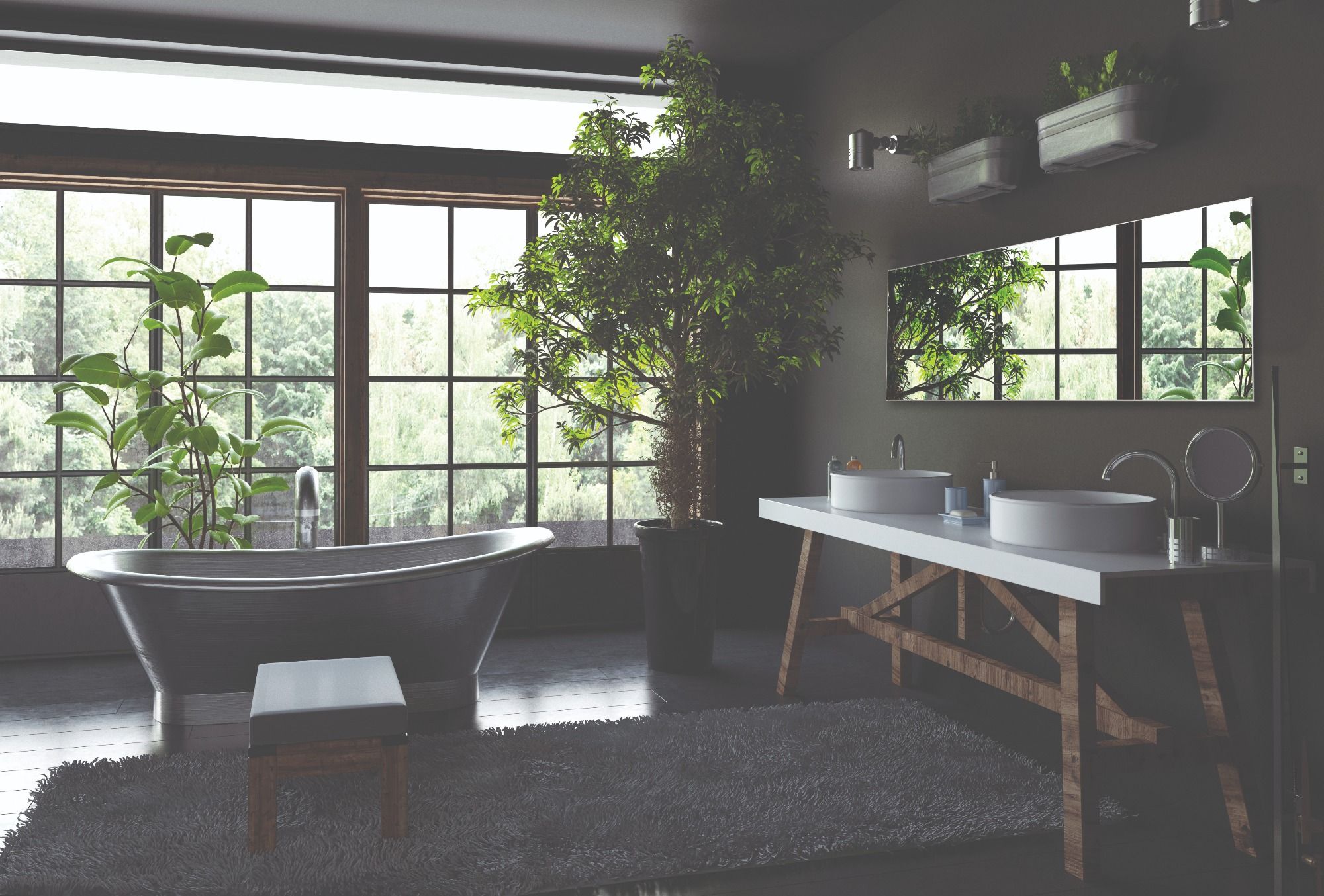 HiB Willow Bathroom Mirror - 77305000