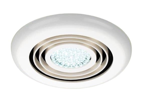 HiB Turbo Inline Fan Cool White LED White - 32200