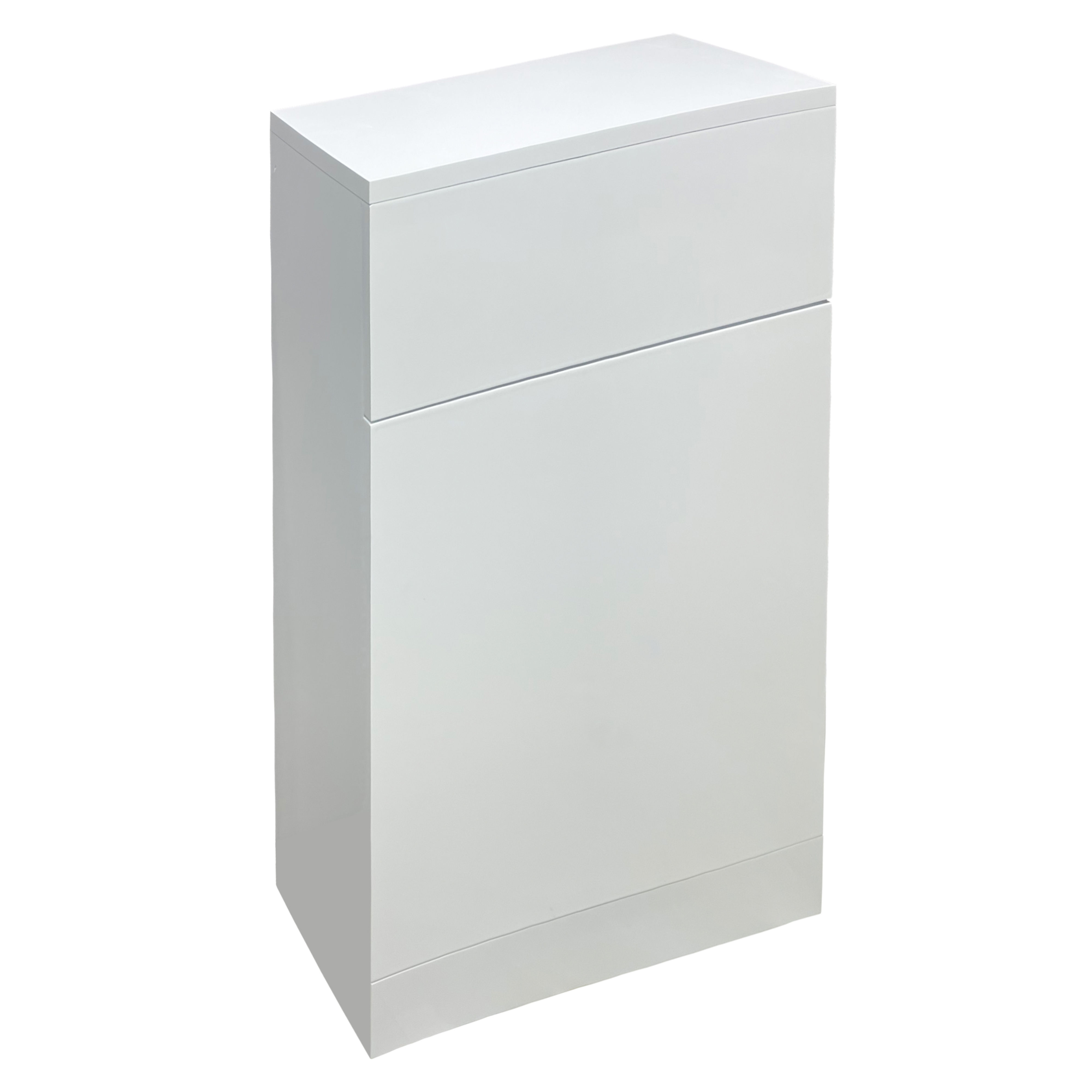 Kartell K-Vit Atlantis L-Shaped WC Unit White 500mm - ATL500LSWC