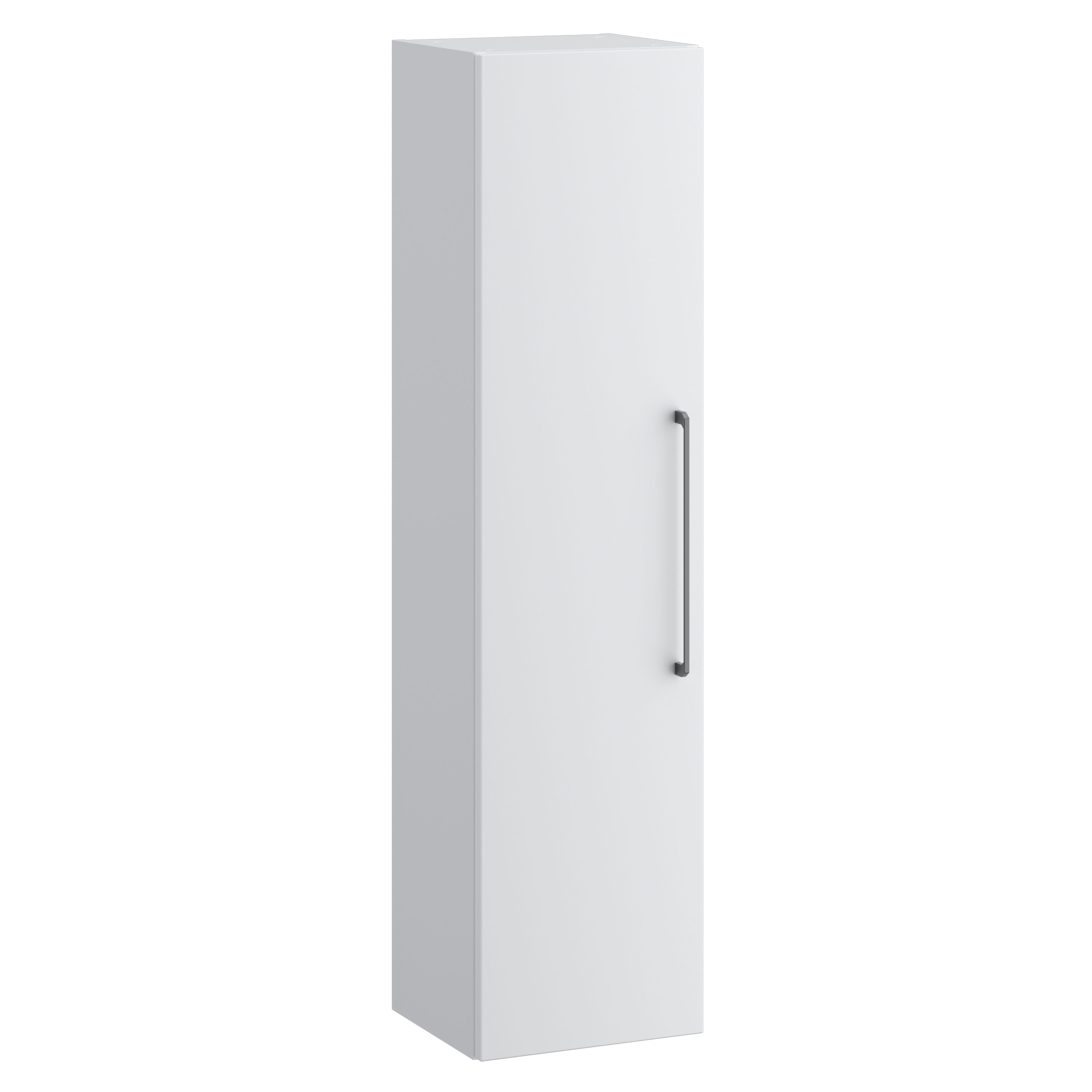 Kartell K-Vit Dove Wall Mounted Bathroom Tall Side Unit Matt White 1200mm - DOV300TU-SW