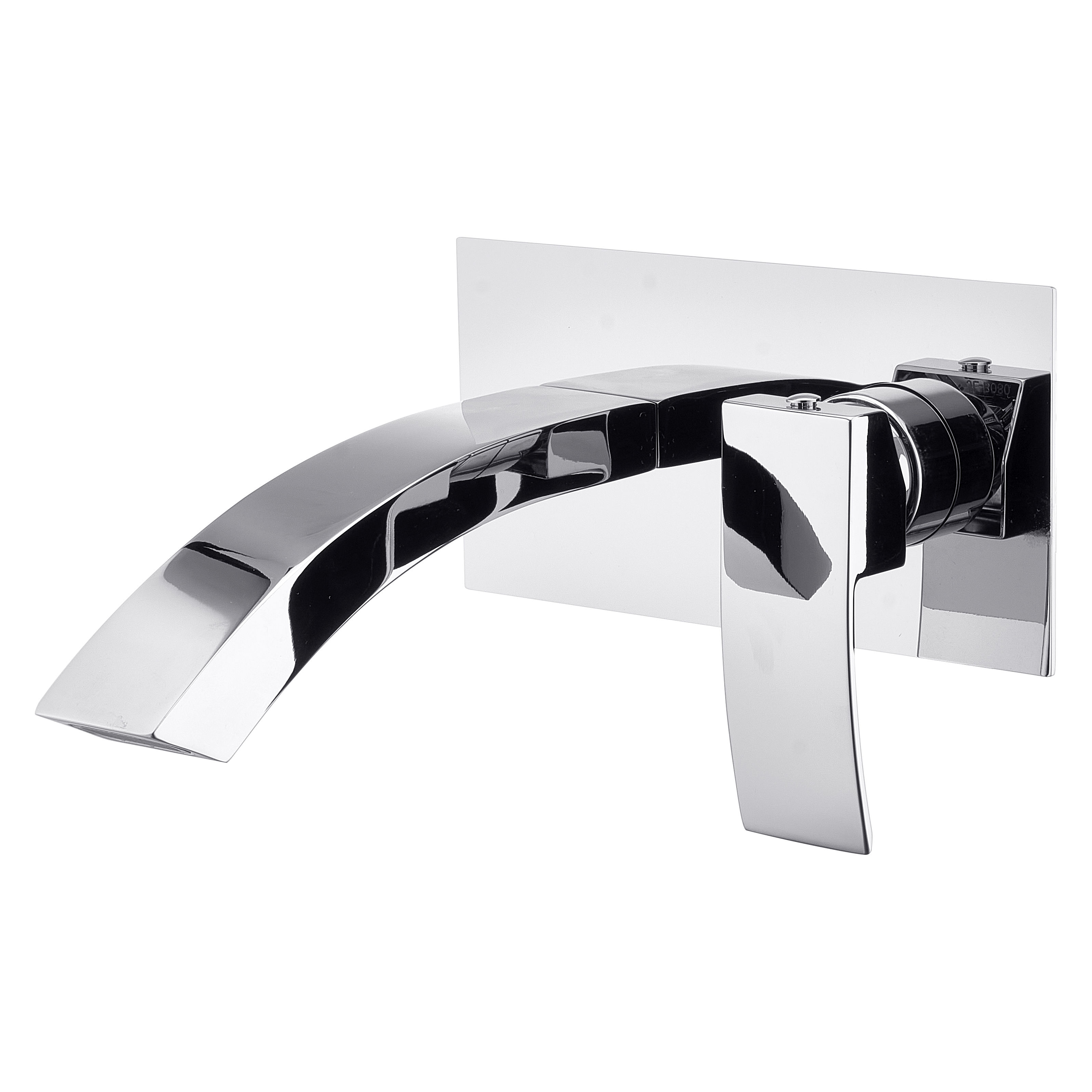 Kartell K-Vit Flair Wall Mounted Basin Mixer Tap Chrome - TAP121FL