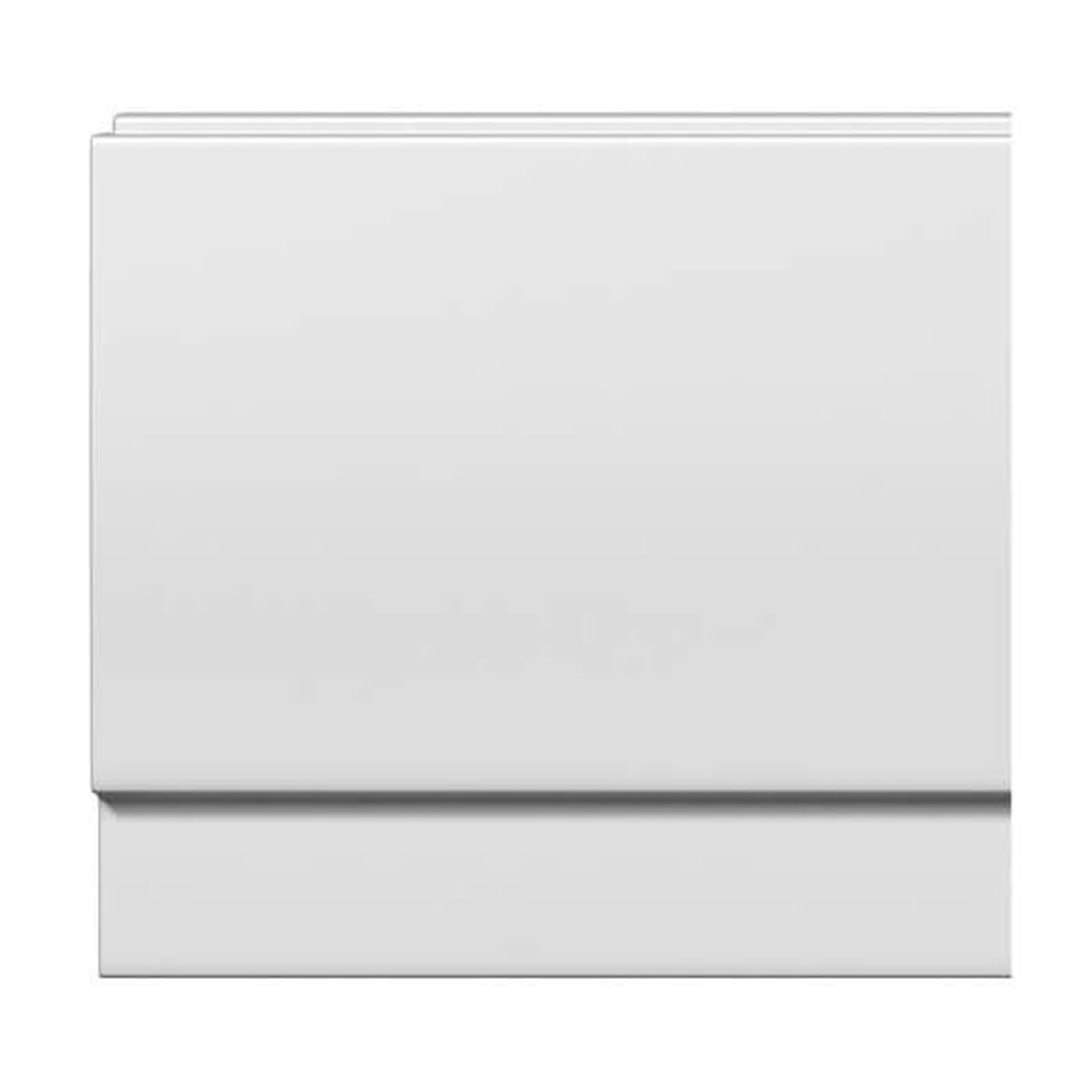 Kartell K-Vit Supastyle End Bath Panel White 800mm x 520mm