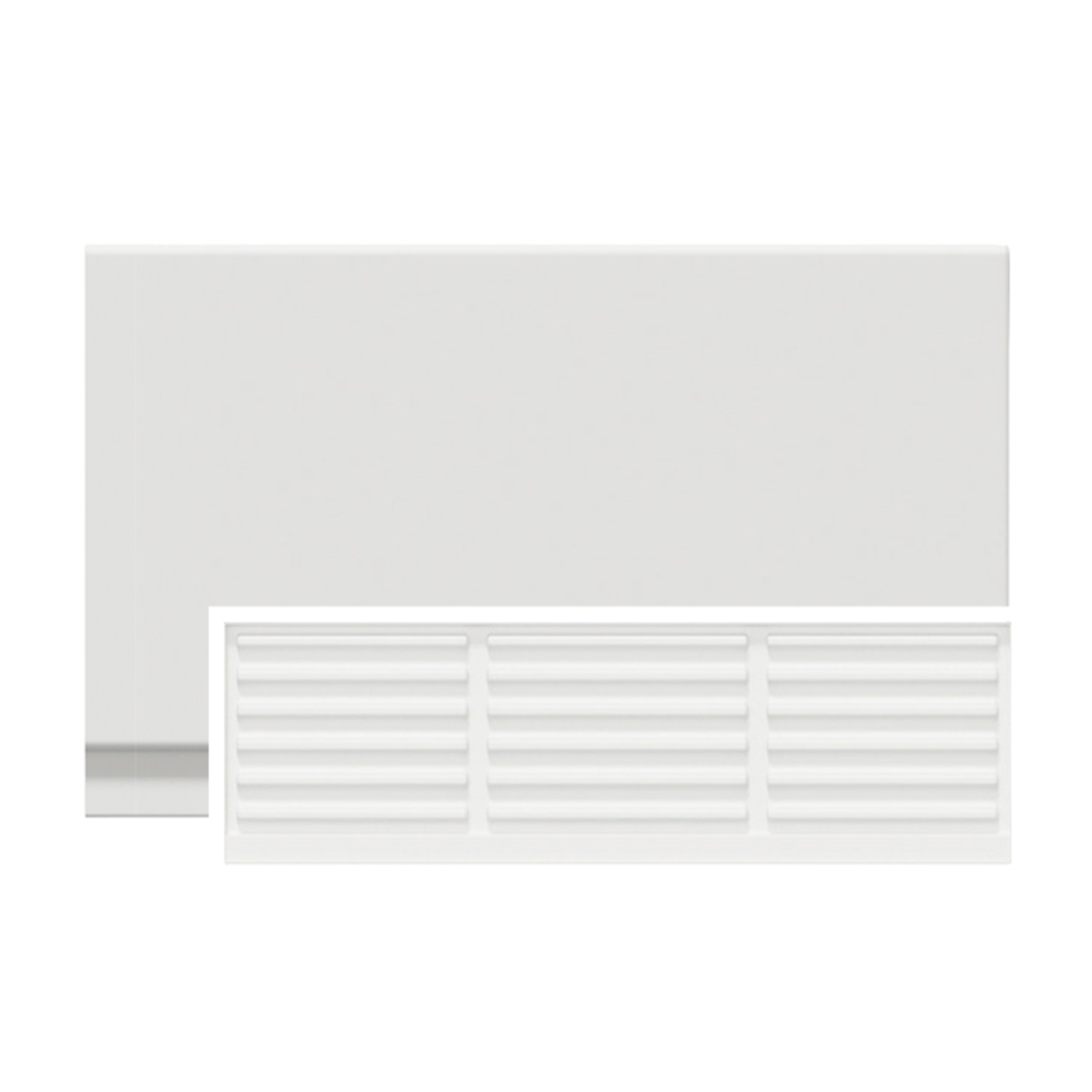 Kartell K-Vit Sonic Reinforced End Bath Panel White 700mm x 520mm