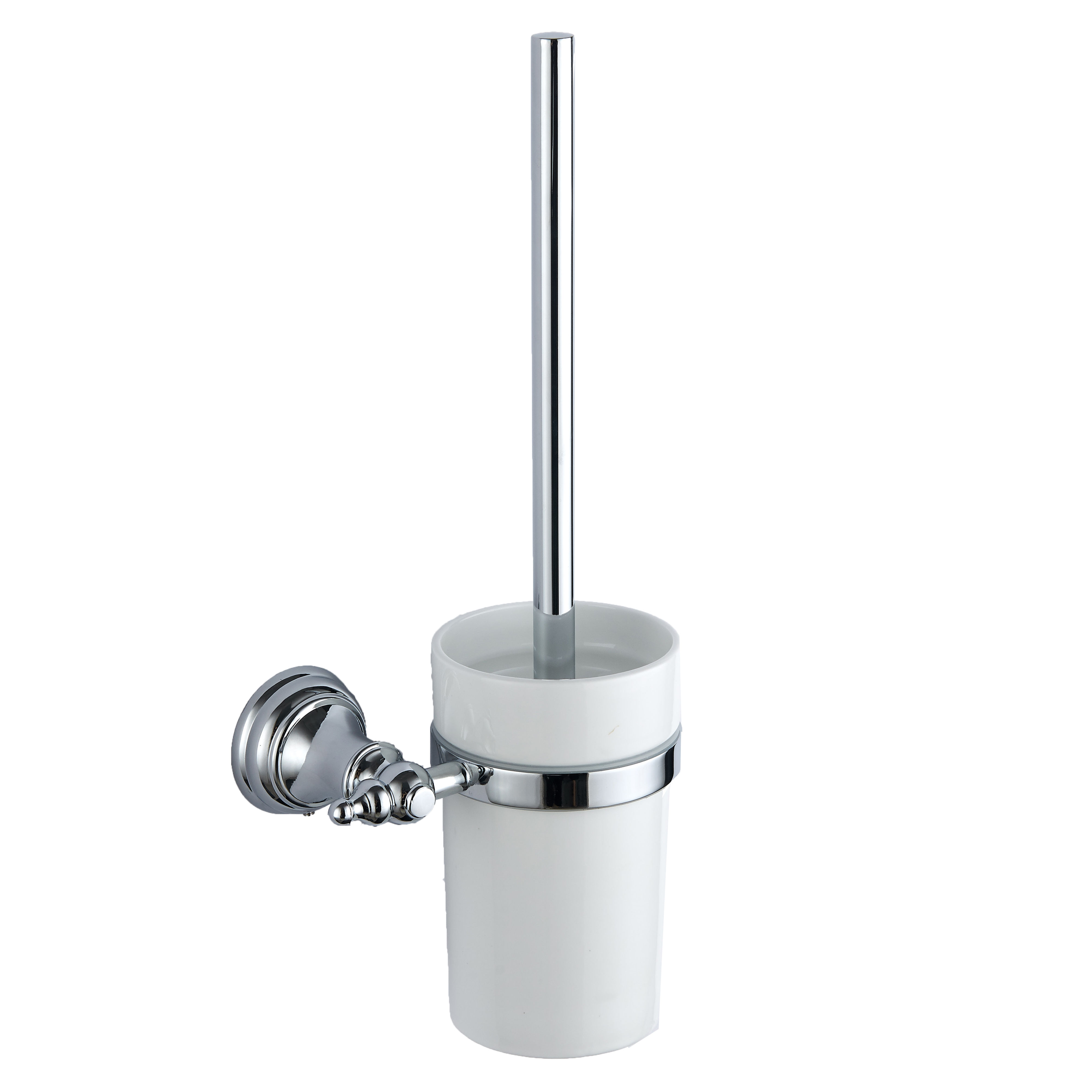 Kartell K-Vit Astley Toilet Brush and Holder Chrome - ACC149
