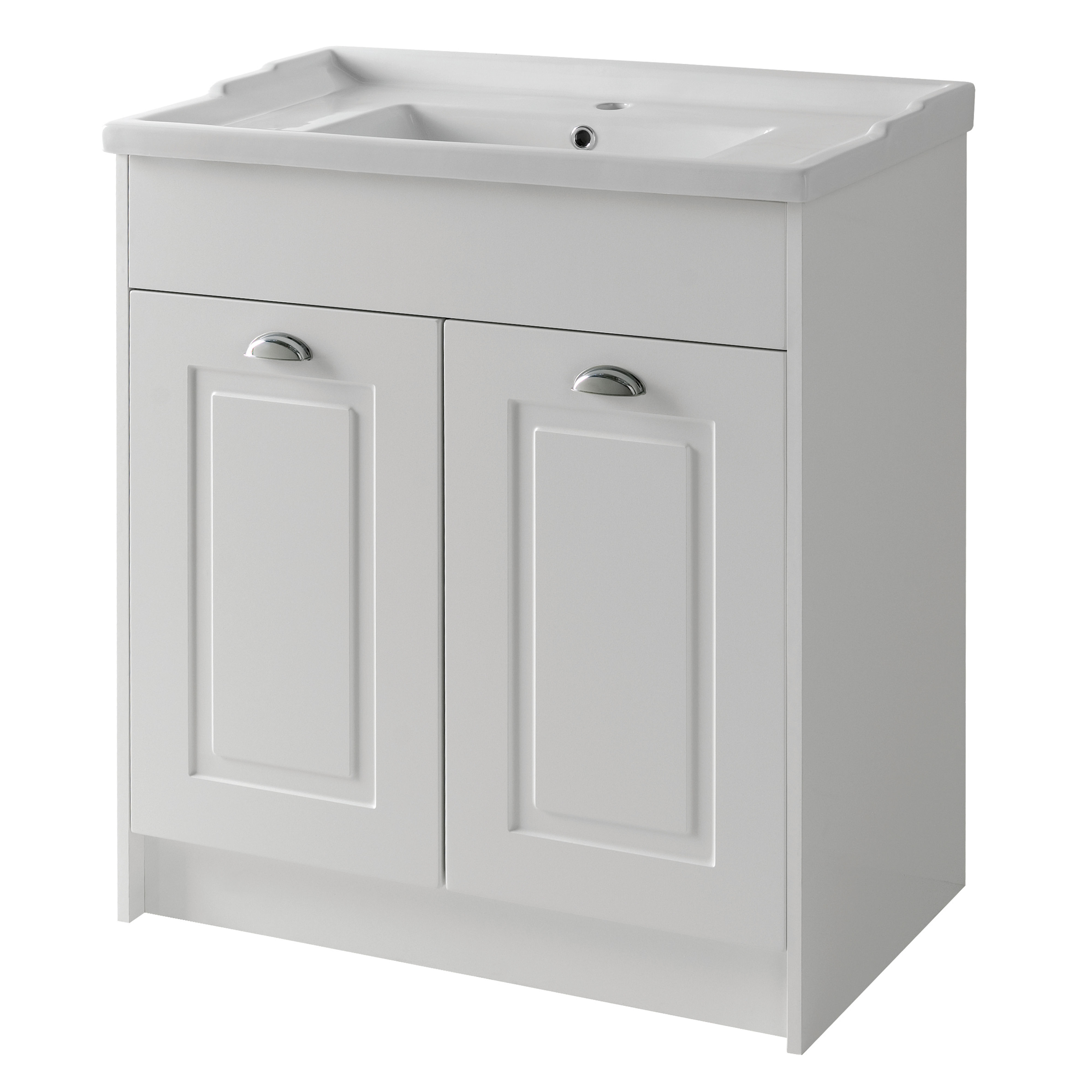Kartell K-Vit Astley Traditional 1 Tap Hole Basin 800mm