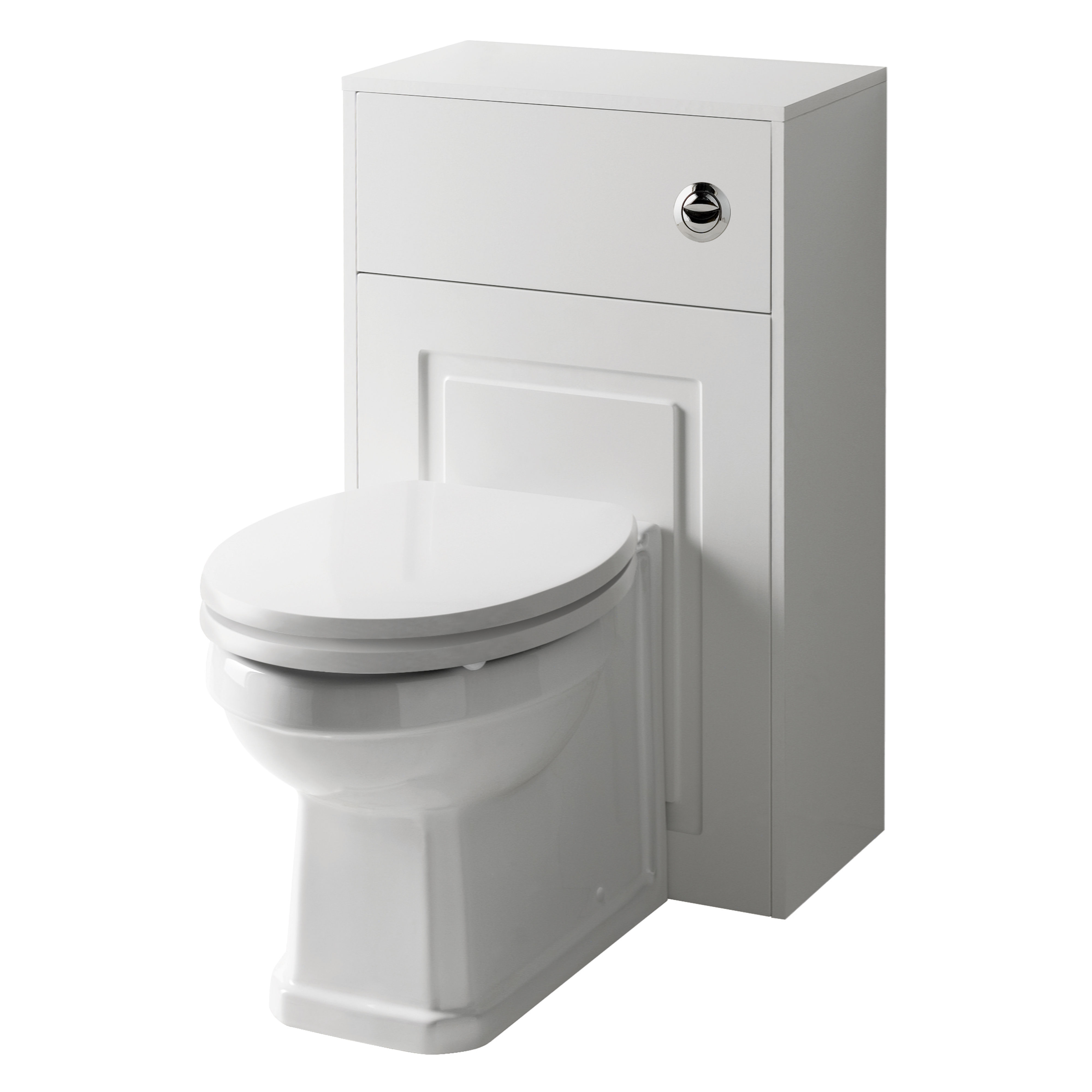 Kartell K-Vit Astley Round Soft Close Toilet Seat Matt White (For Astley BTW Pan)