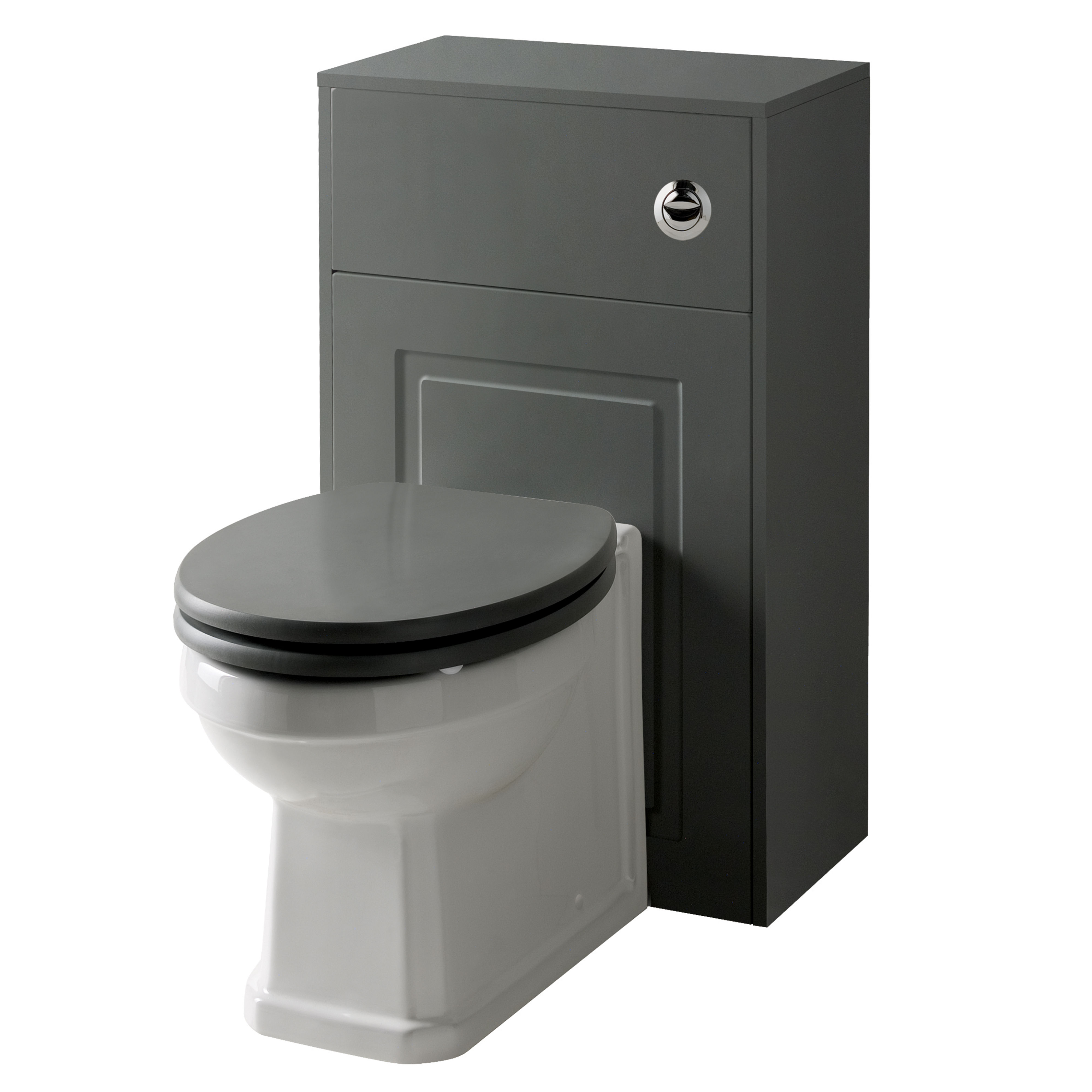 Kartell K-Vit Astley WC Unit Matt Grey 500mm - FUR528AS