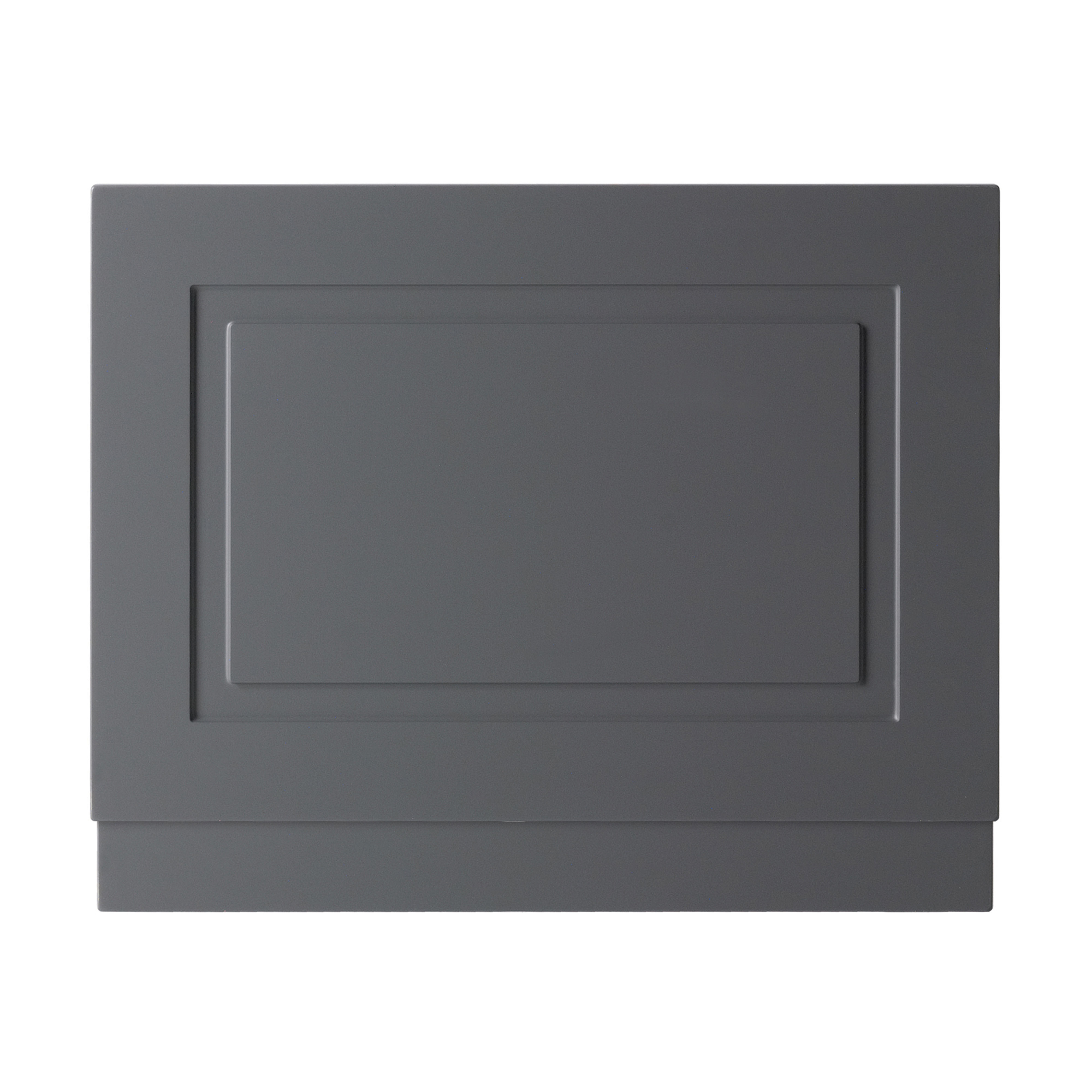 Kartell K-Vit Astley End Bath Panel Matt Grey 700mm x 580mm